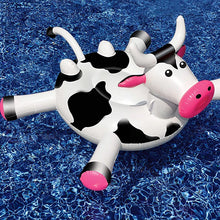 Load image into Gallery viewer, "Spotted Splendor: The Ultimate Pool Float Experience with Our Awesome Spotted Cow Float"