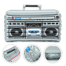 Load image into Gallery viewer, "Revitalize Your Pool Party: Inflatable Cooler  Ice Tray & Boombox Bar - Your Ultimate 80s Upgrade!"
