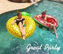 Load image into Gallery viewer, Summer Splash: Inflatable Pineapple Pool Float for Adults