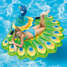 Load image into Gallery viewer, "Make a Splash with Style: Giant Peacock Floating Inflatable Toys for Your Ultimate Summer Outdoor Adventures!"