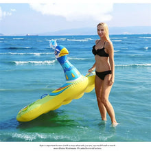 Load image into Gallery viewer, "Make a Splash with Style: Giant Peacock Floating Inflatable Toys for Your Ultimate Summer Outdoor Adventures!"