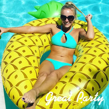 Load image into Gallery viewer, Summer Splash: Inflatable Pineapple Pool Float for Adults