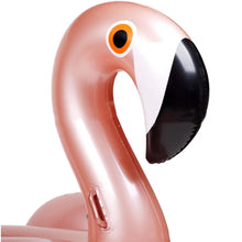 Load image into Gallery viewer, &quot;Sleek Rose Gold Flamingo: Graceful Elegance in Motion
