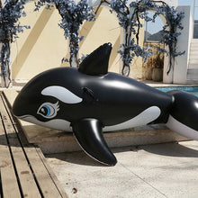 Load image into Gallery viewer, &quot;Whale of a Time: Kids&#39; Swimming Ring Inflatable SHAMU Float for Safe and Fun Water Adventures!&quot;
